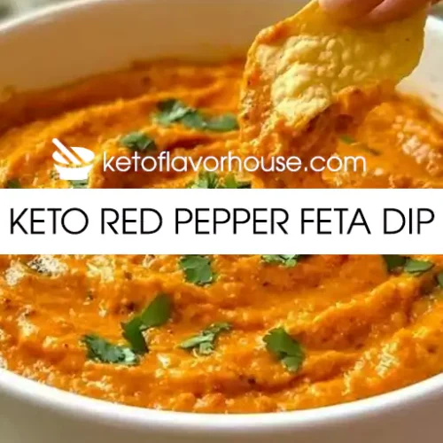 Keto Red Pepper Feta dip