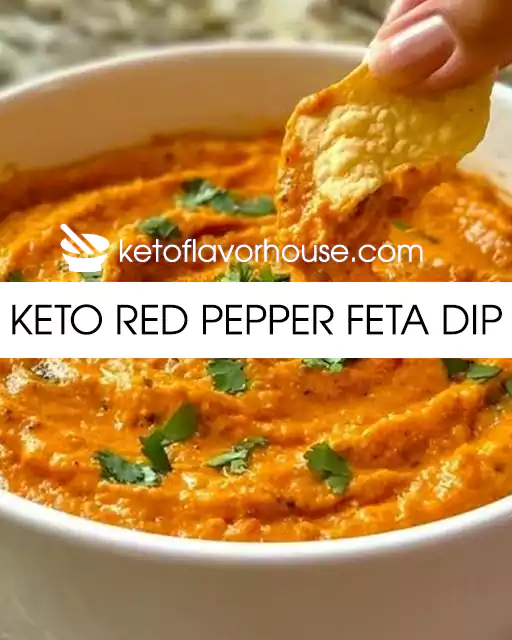 Keto Red Pepper Feta dip