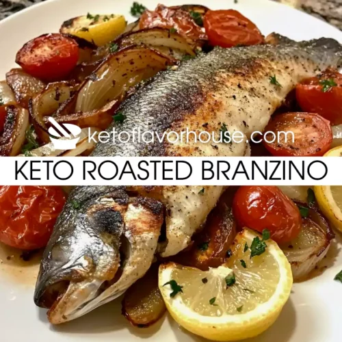 Keto Roasted Branzino