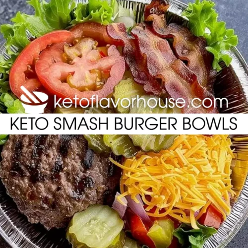 Keto Smash Burger bowls