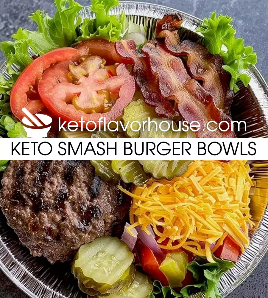 Keto Smash Burger bowls