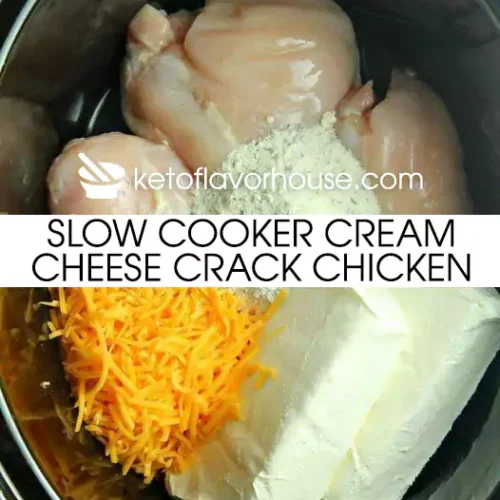 Slow Cooker Cream Cheese Crack Chicken