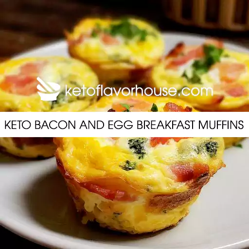 Keto Bacon and Egg Breakfast Muffins