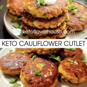 Keto Cauliflower Cutlet