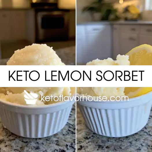 Keto Lemon Sorbet