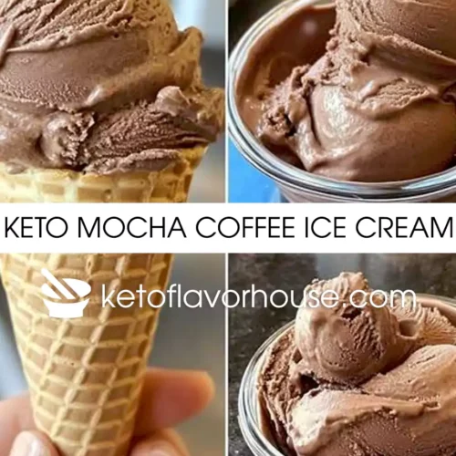 Keto Mocha Coffee Ice Cream