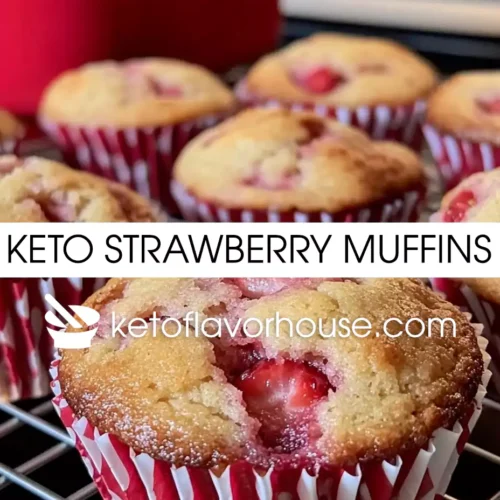 Keto Strawberry Muffins