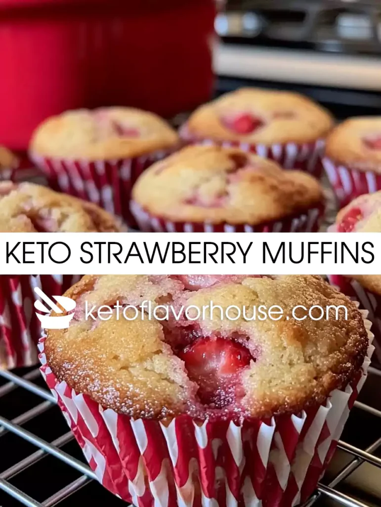 Keto Strawberry Muffins