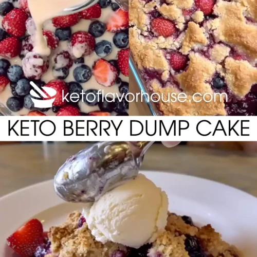 Keto Berry Dump Cake