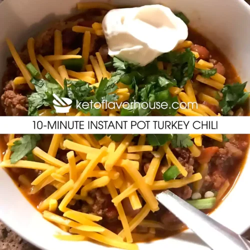 10-Minute Instant Pot Turkey Chili