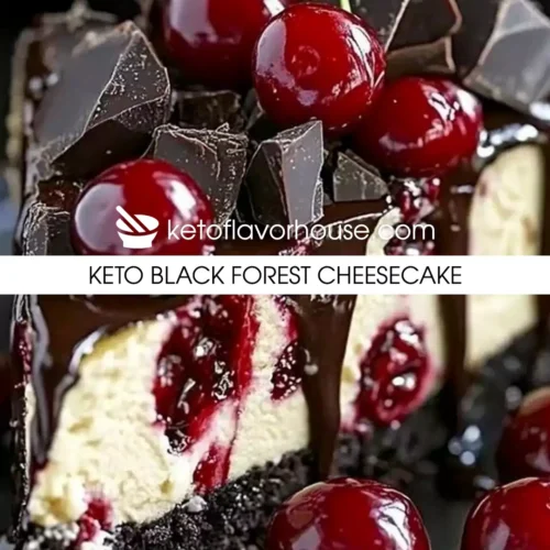 Keto Black Forest Cheesecake
