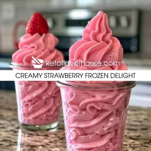 Creamy Strawberry Frozen Delight