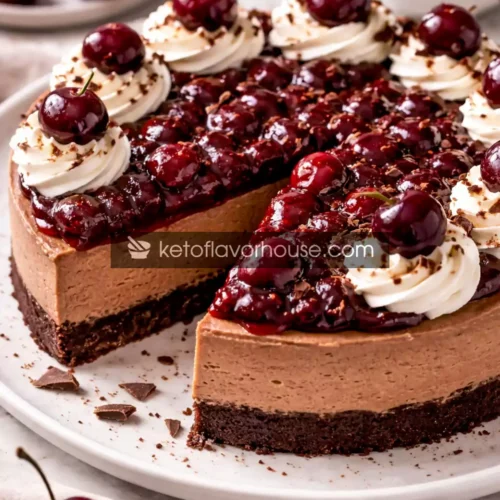 Keto Black Forest Cheesecake