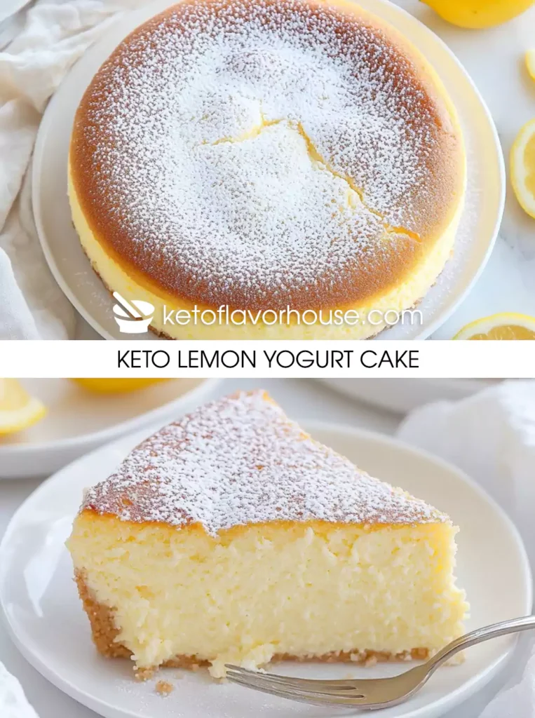 Keto Lemon Yogurt Cake