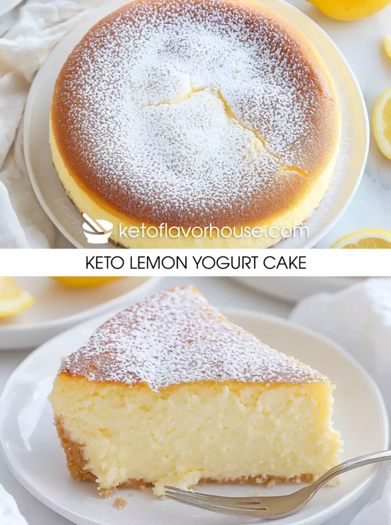 Keto Lemon Yogurt Cake