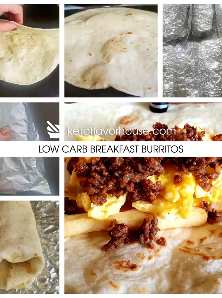 Low Carb Breakfast Burritos