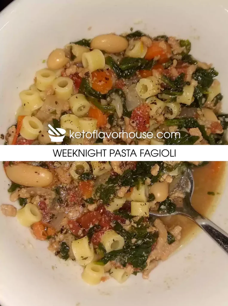 Weeknight Pasta Fagioli
