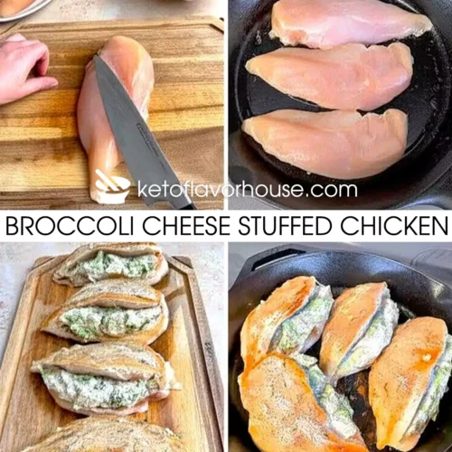 Broccoli Cheese Stuffed Chicken