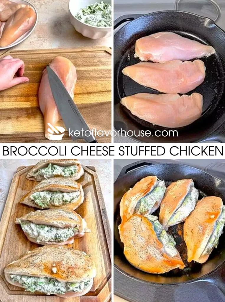 Broccoli Cheese Stuffed Chicken