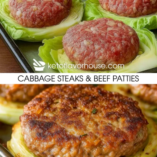 Cabbage Steaks & Beef Patties