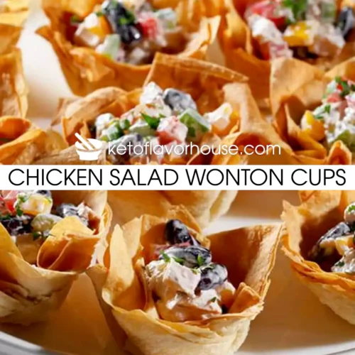 Chicken Salad Wonton Cups