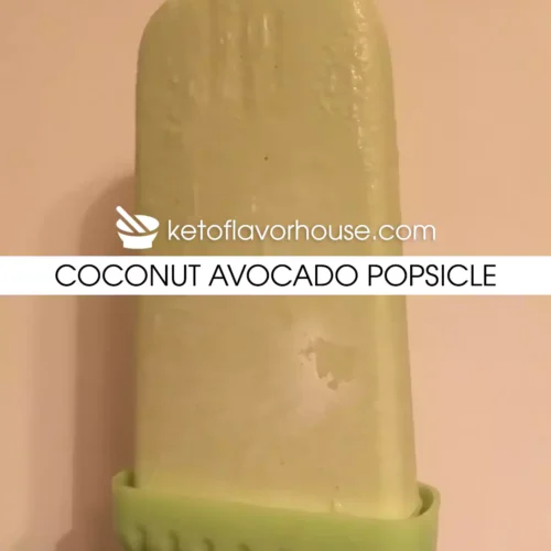 Coconut Avocado Popsicle
