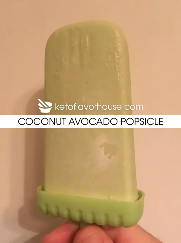 Coconut Avocado Popsicle