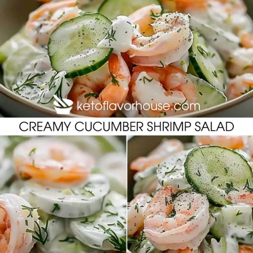 Creamy Cucumber Shrimp Salad
