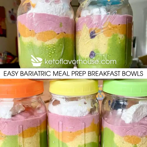 Easy Bariatric Meal Prep Breakfast Bowls