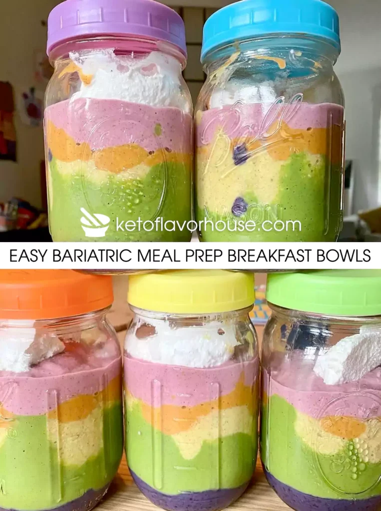 Easy Bariatric Meal Prep Breakfast Bowls