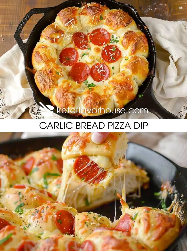 Garlic Bread Pizza Dip