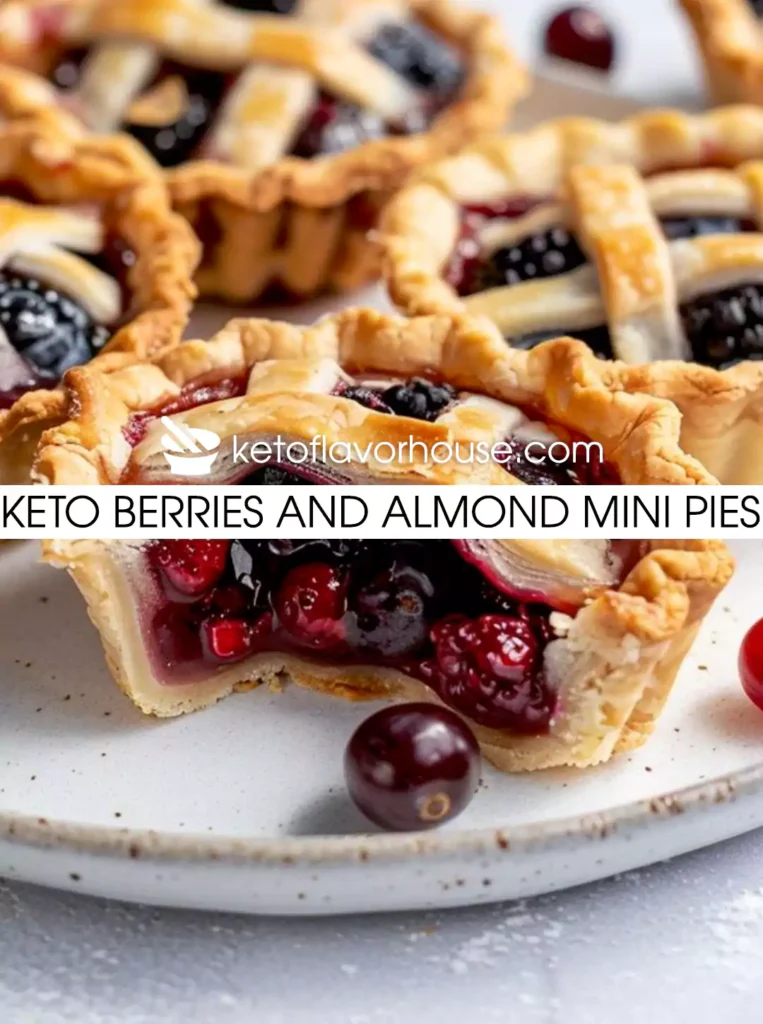 Keto Berries and Almond Mini Pies