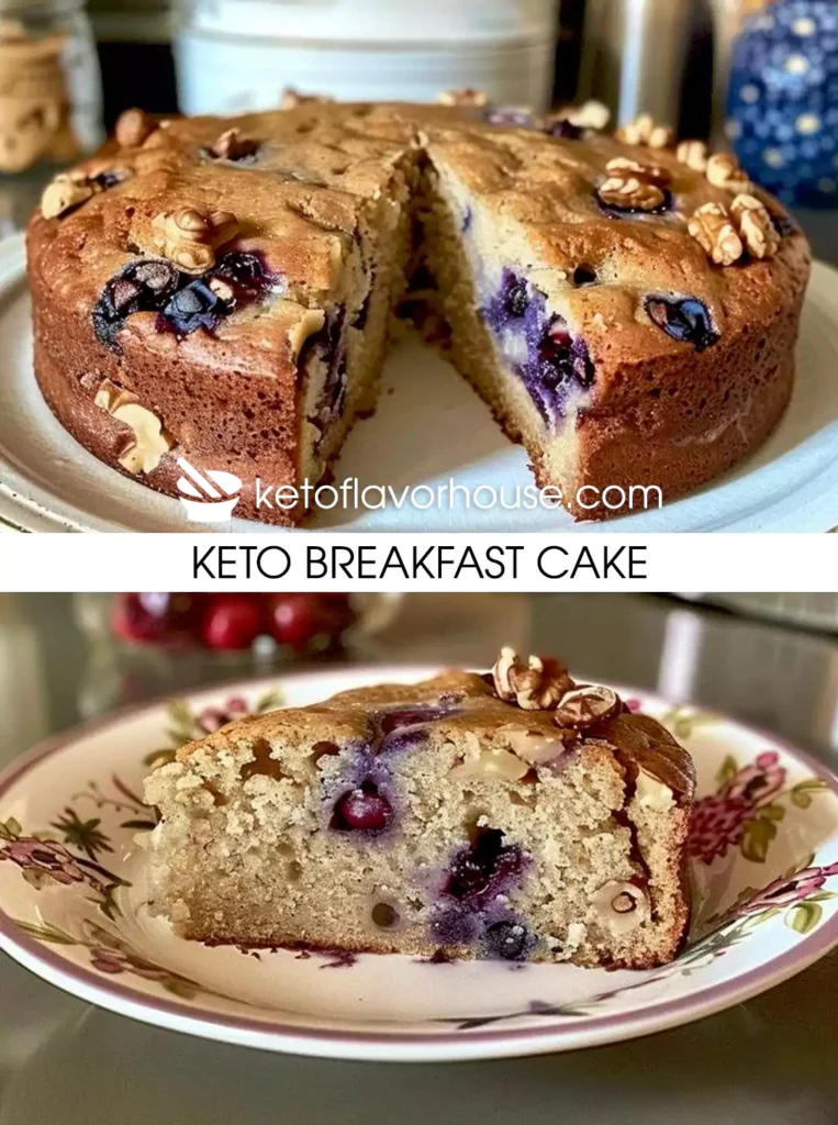 Keto Breakfast Cake