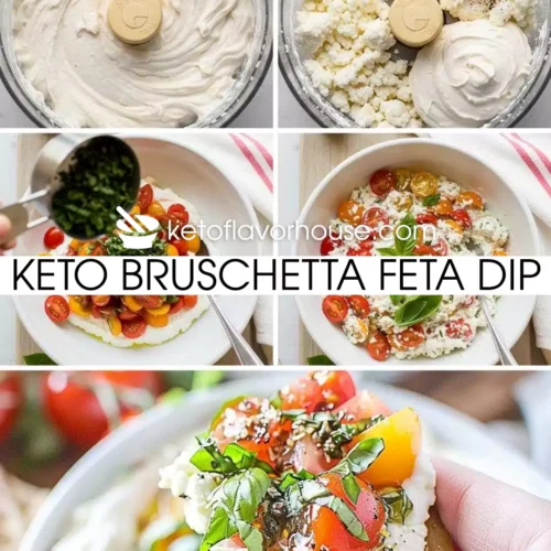 Keto Bruschetta Feta Dip