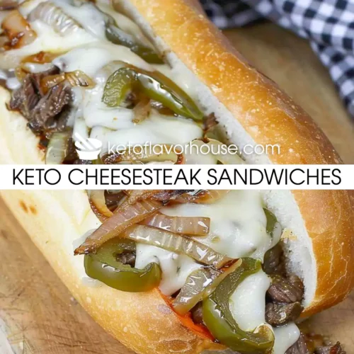 Keto Cheesesteak Sandwiches