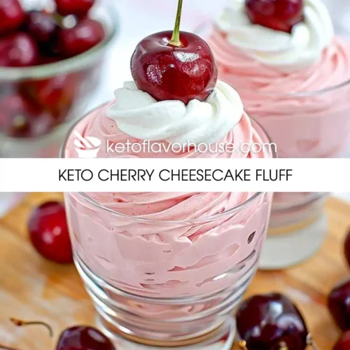Keto Cherry Cheesecake Fluff