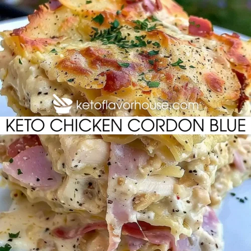 Keto Chicken Cordon Blue