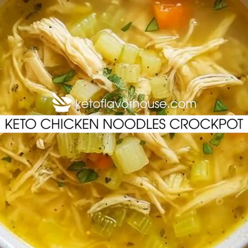 Keto Chicken Noodles Crockpot