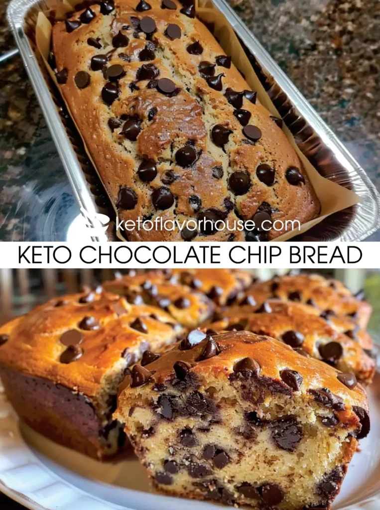 Keto Chocolate Chip Bread