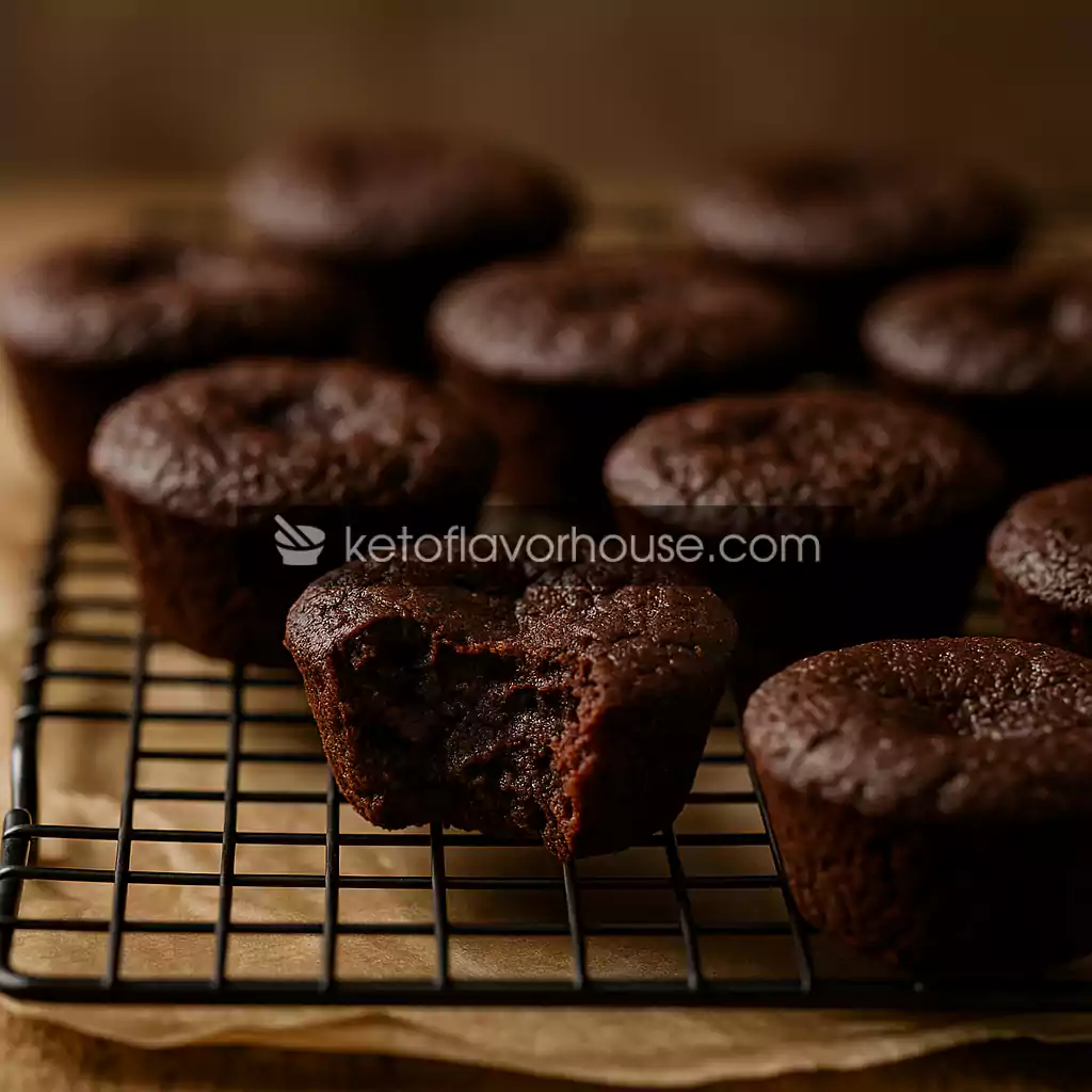 Keto Cottage Cheese Brownie Bites