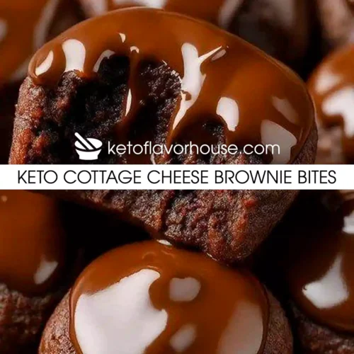 Keto Cottage Cheese Brownie Bites