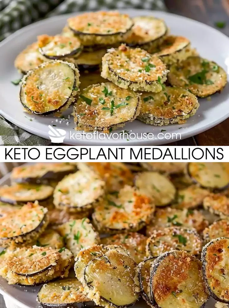 Keto Eggplant Medallions