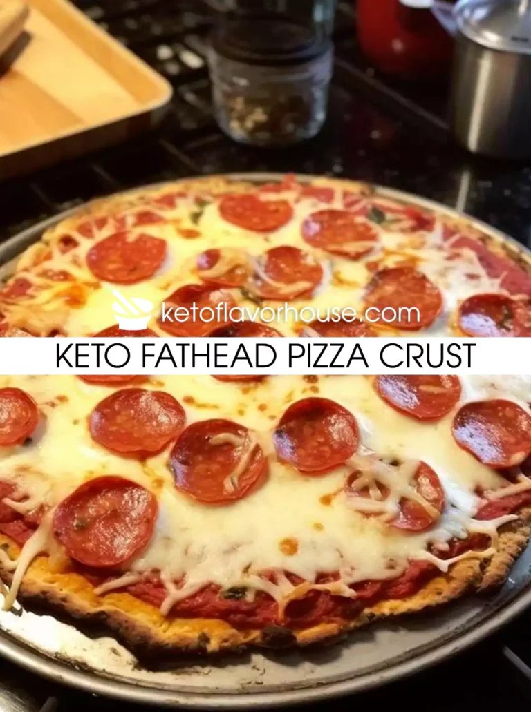 Keto Fathead Pizza Crust