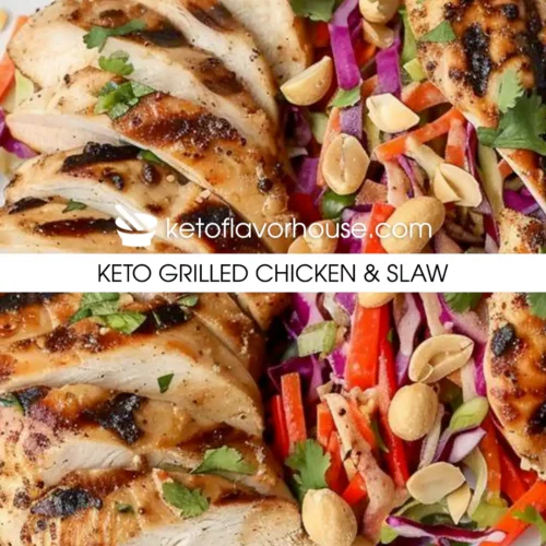 Keto Grilled Chicken & Slaw