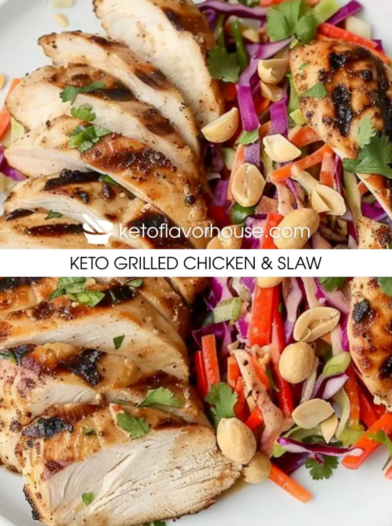 Keto Grilled Chicken & Slaw