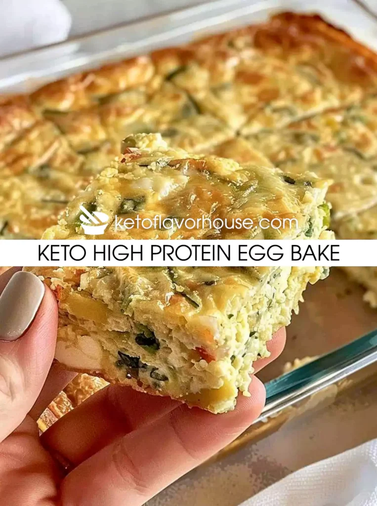 Keto High Protein Egg Bake