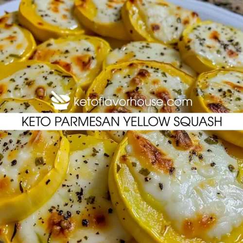 Keto Parmesan Yellow Squash