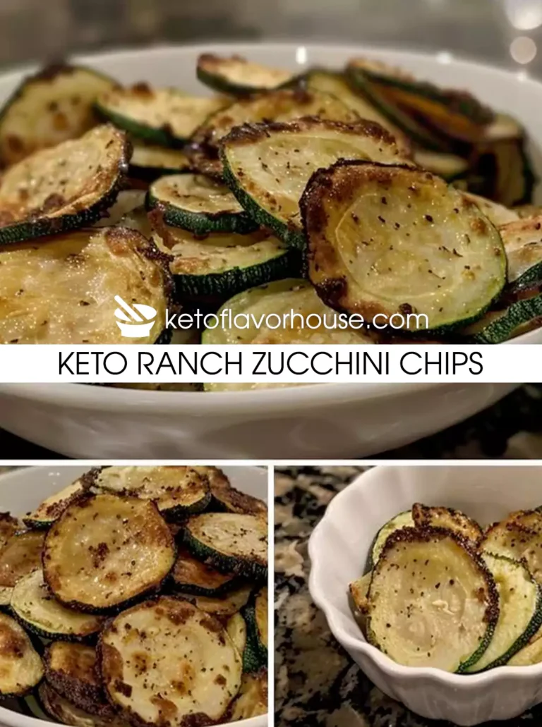 Keto Ranch Zucchini Chips