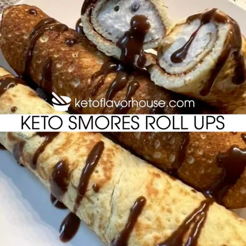 Keto Smores Roll Ups