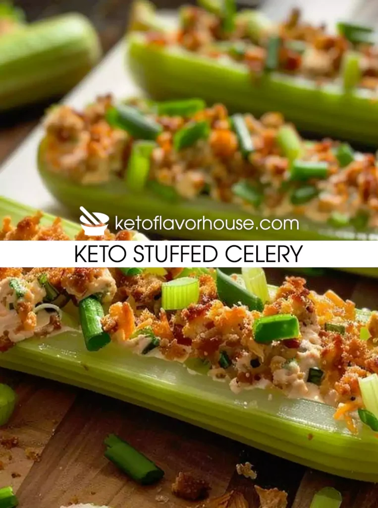 Keto Stuffed Celery